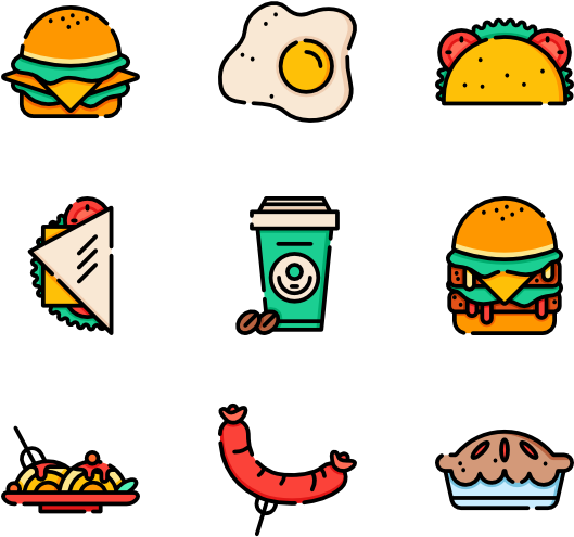 Fast Food (600x564), Png Download