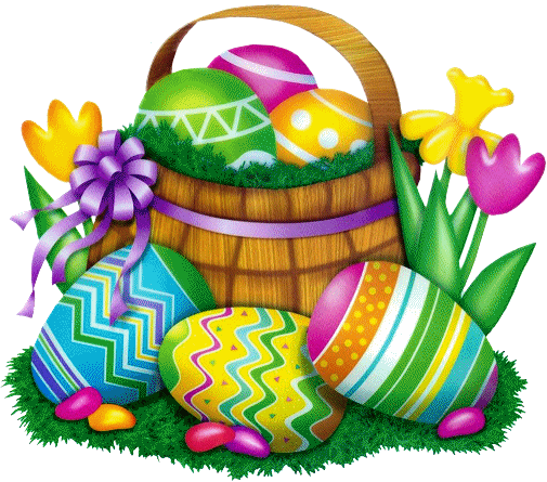 Easter Eggs, Page, Happy Easter, Card Making, Egg, - Happy Easter (505x445), Png Download