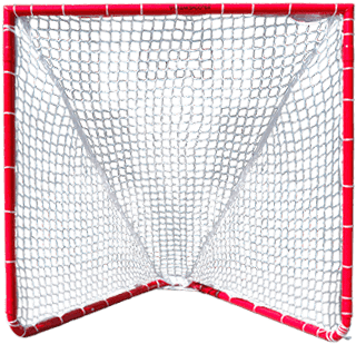 4x4x4 Box Lacrosse Goal 26 Lbs-includes 5mm White Crankshooter™ - Net (579x450), Png Download