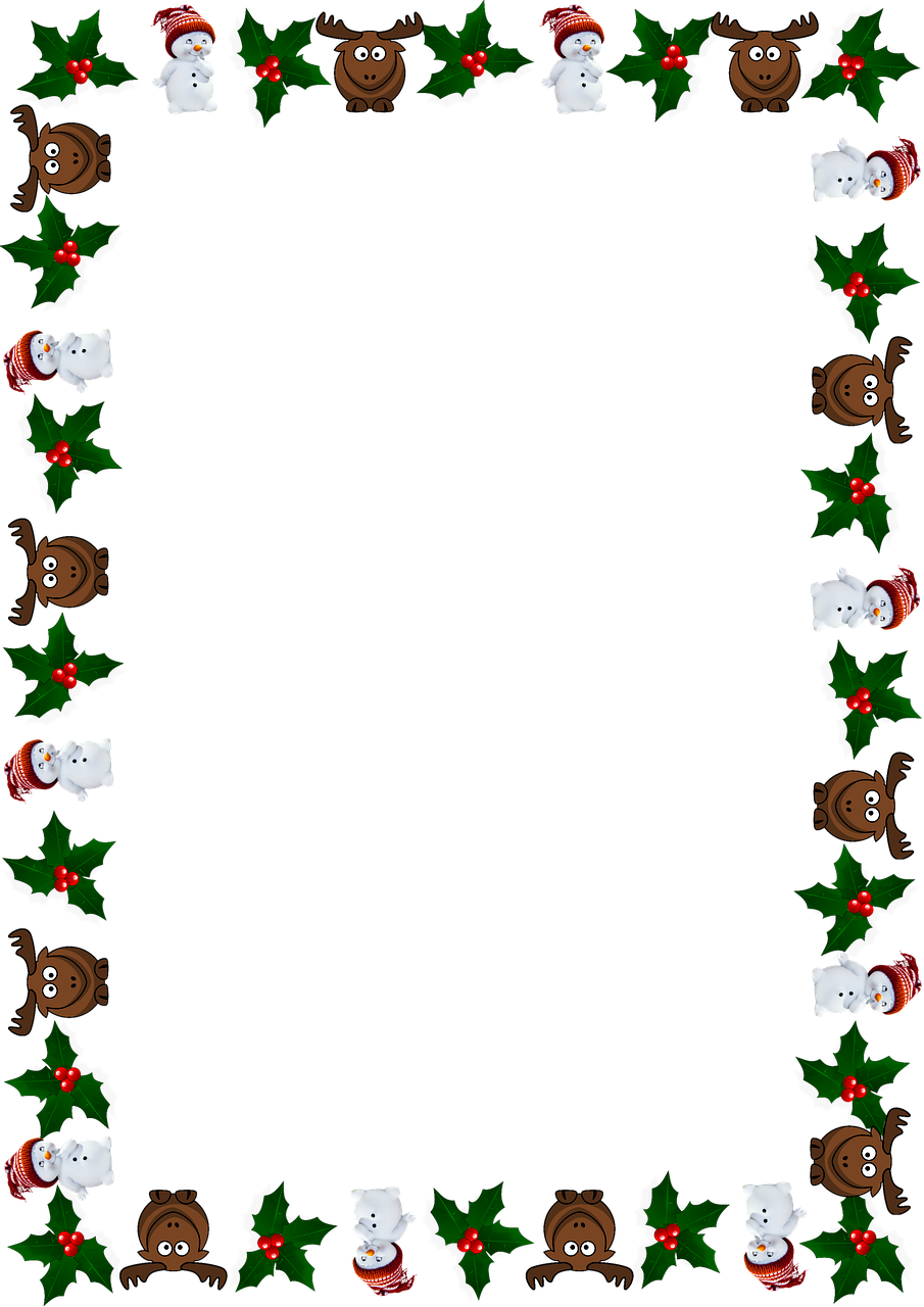 Frame Christmas Greeting Card - Free Letter From Father Christmas Printable (905x1280), Png Download