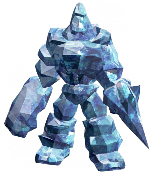 Golem De Hielo - Portable Network Graphics (530x600), Png Download