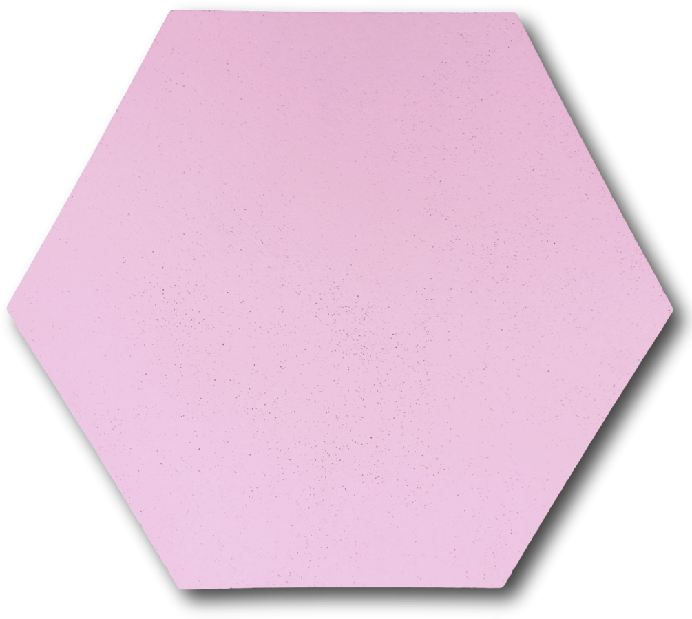Marshmallow Pink Hexagon Pin Board - Construction Paper (1024x911), Png Download