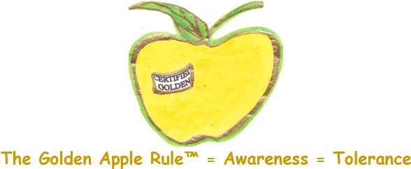 The Golden Apple Rule - Golden Apple (630x250), Png Download