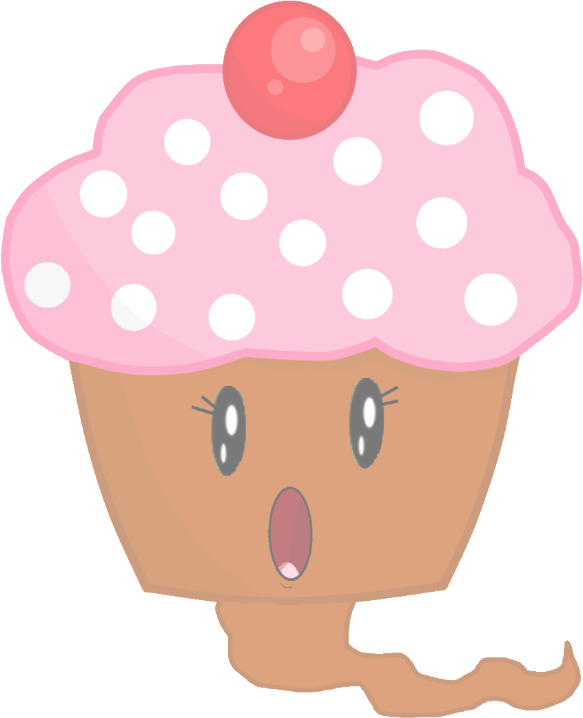 Cupcake As A Ghost Vector - Cupcake Object Mayhem (1024x1068), Png Download
