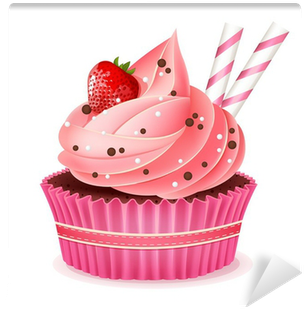 Cupcake Vector (400x400), Png Download