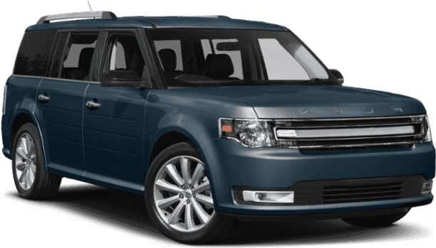 New 2019 Ford Flex Limited - 2018 Rav4 Limited Black (640x480), Png Download