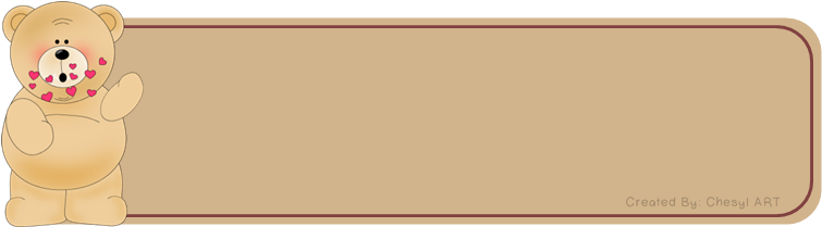 Cute Banner Png Download - Bear (780x238), Png Download