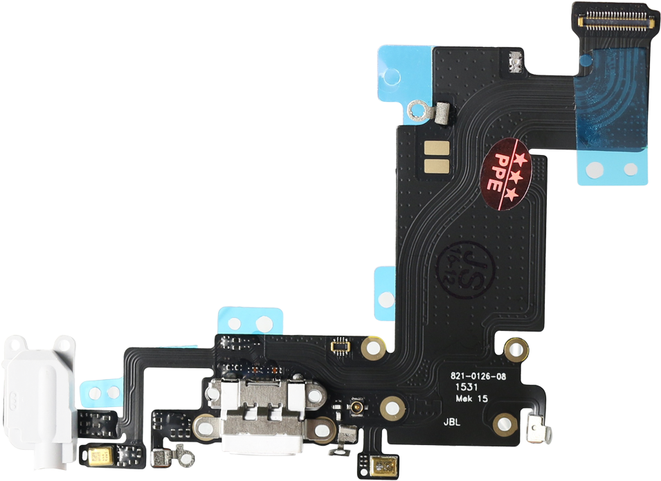 Iphone 6s Charging Block Flex - Iphone 6s Plus Lightning Port (1275x1275), Png Download