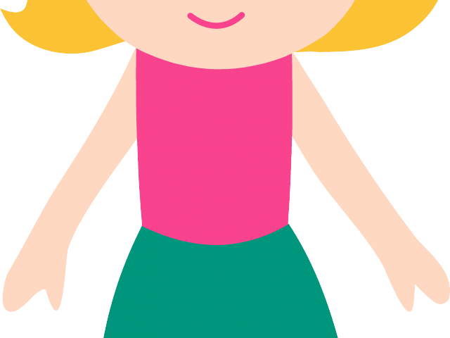 Blonde Girl Clipart - Clip Art (640x480), Png Download