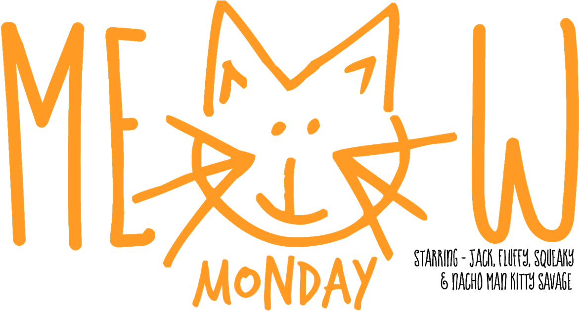Pictures Of Cute Cats To Start Off Your Week - Meow Monday Logo (640x344), Png Download
