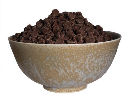 Chocolate Chips, Dark, 1000ct, Ethically Traded - Chocolate Chip (500x357), Png Download