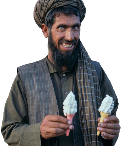 Lien Direct, - Afghan Man Ice Cream (679x510), Png Download