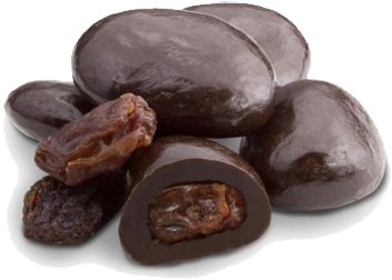 Dark Chocolate Raisins - Dark Chocolate (500x500), Png Download