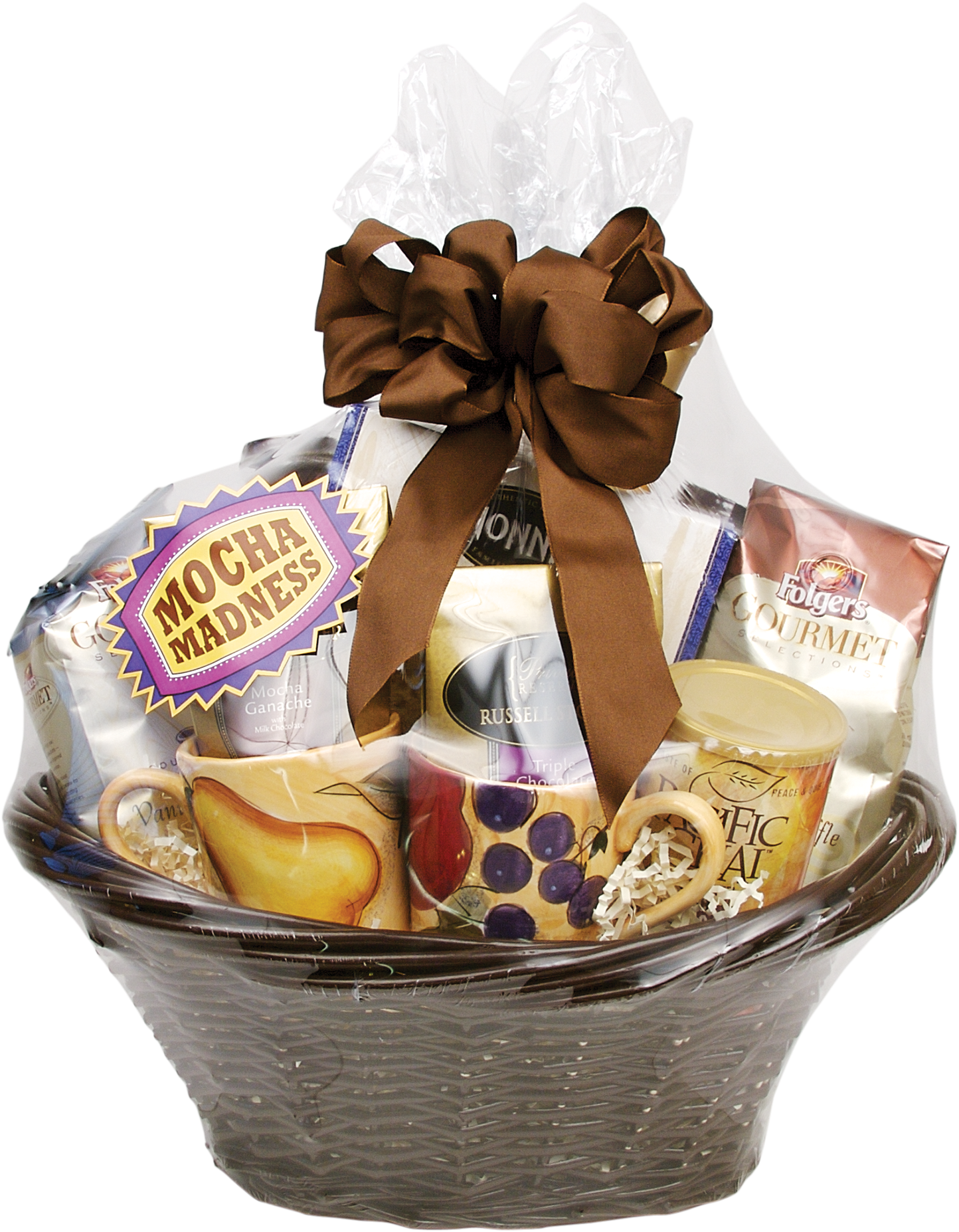 Shrink Wrap Basket - Gift (1832x1876), Png Download