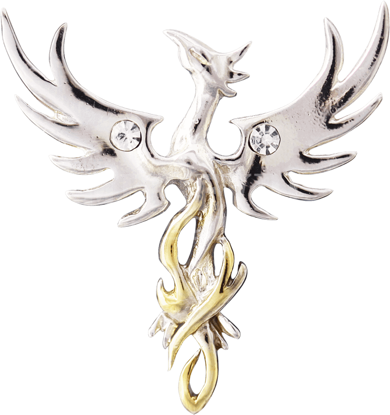 Sun Phoenix Necklace By Anne Stokes - Anne Stokes Jewellery Phoenix (850x850), Png Download