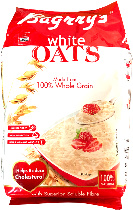 Crunchy Museli With Almonds Raisins And Honey - Bagrrys Porridge White Oats Pouch 1kg (400x533), Png Download