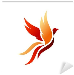 Self-adhesive Wall Mural • Pixers® • We Live To Change - Phoenix Typography (400x400), Png Download