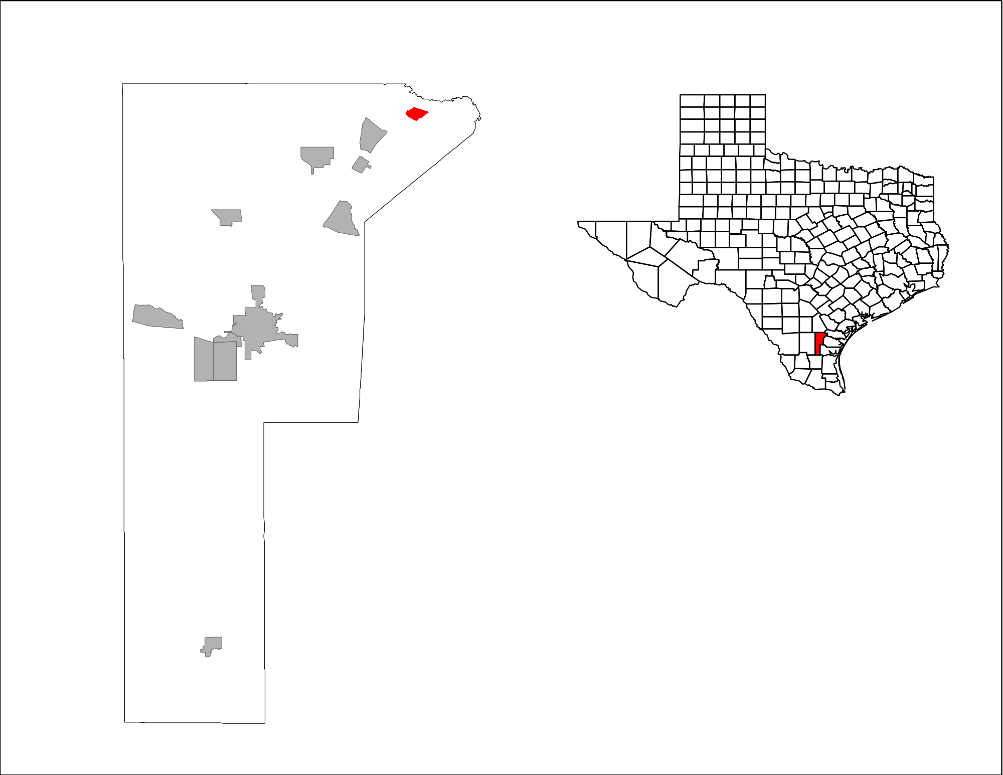 Open - Kiowa Location In Texas (2000x1545), Png Download