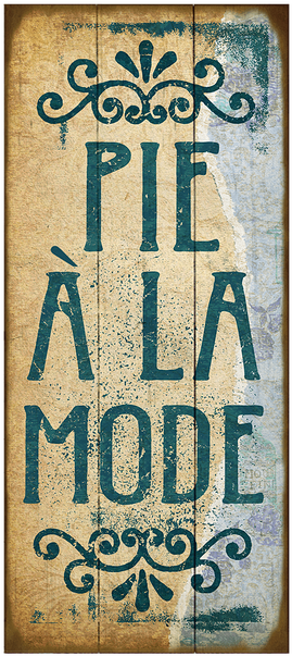 Pie A La Mode Vintage Sign - Nj Misses Me Beach Towel (730x730), Png Download