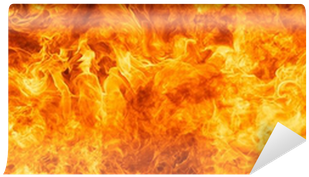 Blaze Fire Flame Texture Background Wall Mural • Pixers® - Flame (400x400), Png Download