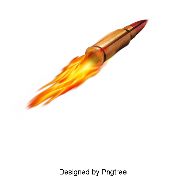 Fire Bullet, Bullet, Gunpowder, Spark Png And Psd - Portable Network Graphics (800x800), Png Download