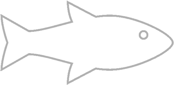 Fish Outline - Lamniformes (600x600), Png Download
