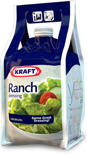 A Stand-up Pouch With Dual Handles, And A Rigid Screw - Carbon Footprint In Food Package (295x530), Png Download