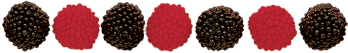 Jelly Belly Raspberries & Blackberries Jelly Candy - Jelly Belly Raspberries & Blackberries (500x500), Png Download