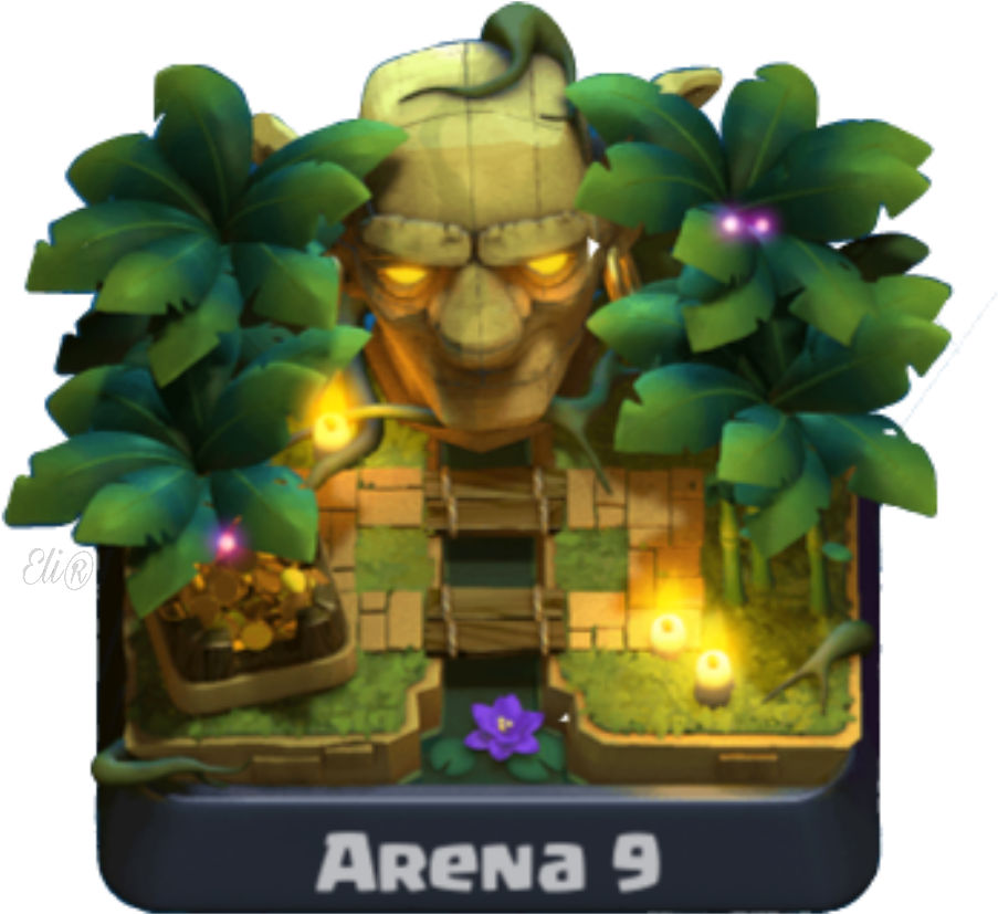 Nueva Arena 9 En Clash Royale Png Picsart Copyright - Clash Royale Arena 9 Png (935x942), Png Download