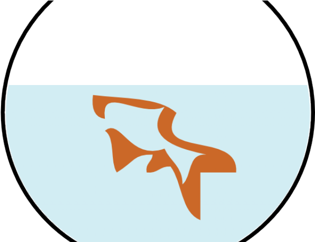 Fish Bowl Clipart Outline - Clip Art (640x480), Png Download