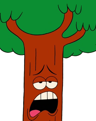 Tree - Uncle Grandpa Mr Tree (319x402), Png Download