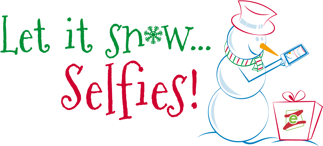 Let It Snow Selfie With Eazycity - Decal Guru Dream It Wall Decal, Gray (1308x600), Png Download