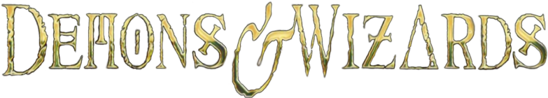 Demons & Wizards Logo (800x310), Png Download