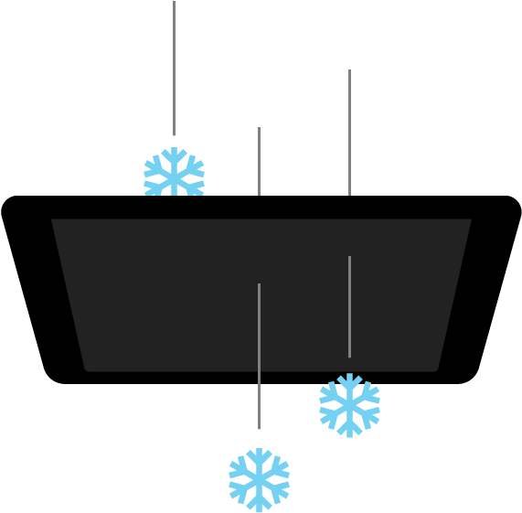 Look Up At The Sky Through Your Mobile Device - Led-backlit Lcd Display (720x720), Png Download