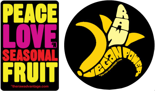 Vegan Stickers - Love Raw Vegan (515x292), Png Download