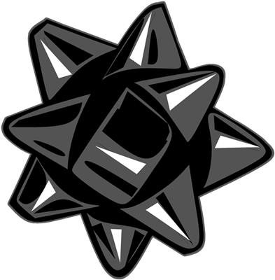 Black Bow - Emblem (400x400), Png Download
