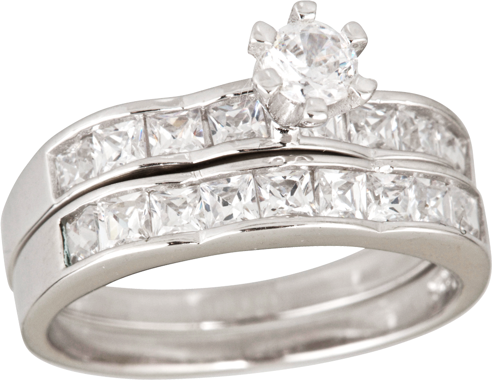 Silver Wedding Rings Png Download - Ring (1000x1130), Png Download