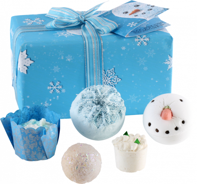 Let It Snow Gift Pack - Christmas Themed Bath Bombs (641x600), Png Download
