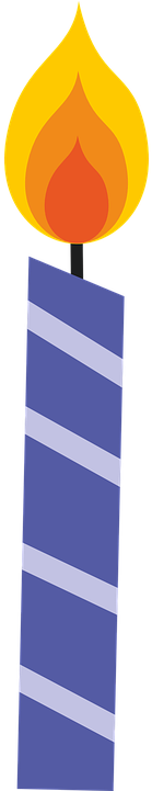 Vela De Cumpleaños Png - Vela De Cumpleaños Vector (360x720), Png Download