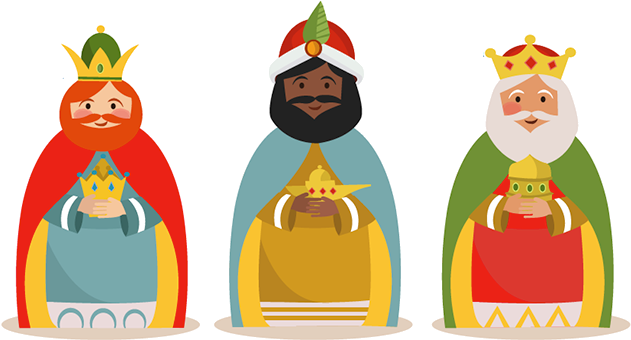 La Tradición Relata Que Tres Reyes Magos Salieron Persiguiendo - Biblical Magi (640x350), Png Download