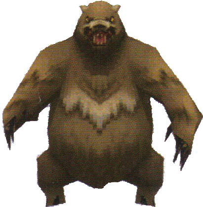 Ogre Bear - Final Fantasy Bear (469x430), Png Download
