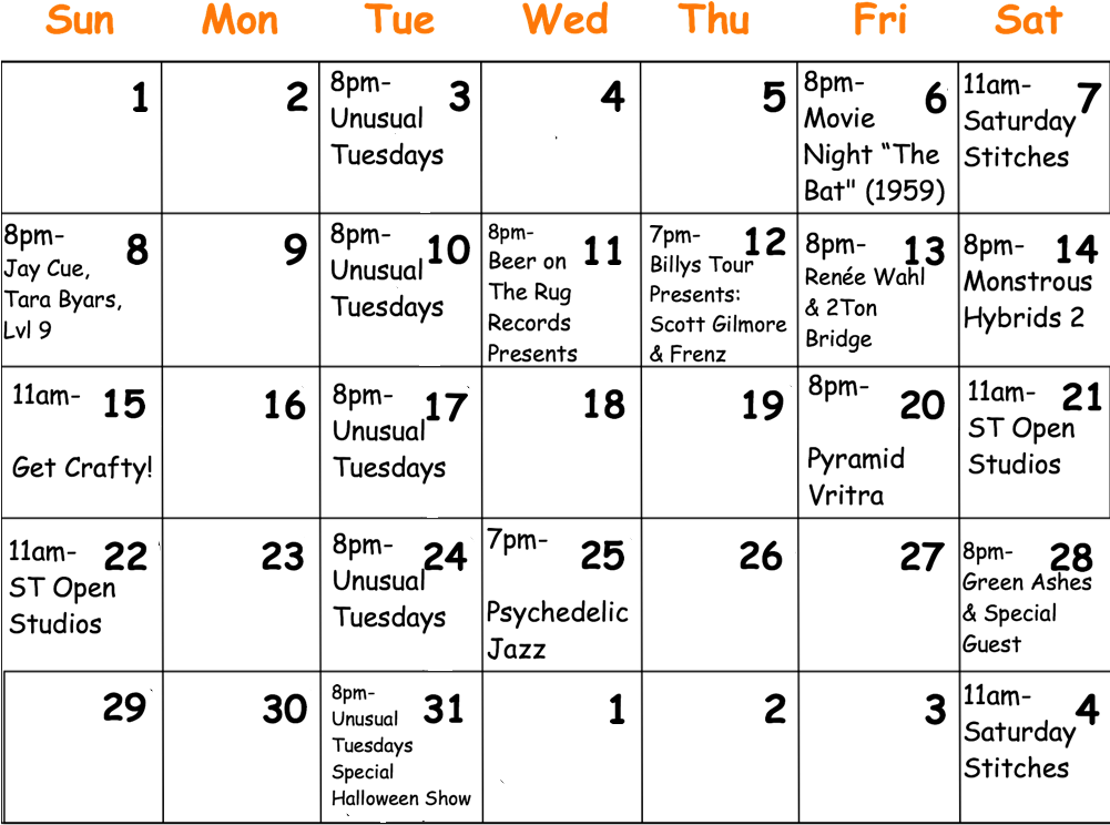 Calendar Template October Png - Calendar (1000x800), Png Download