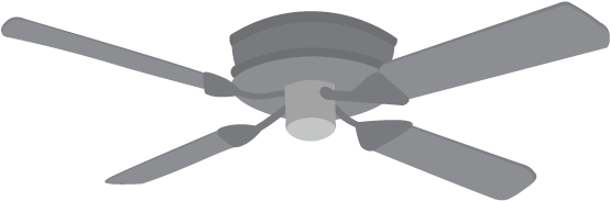Ceiling Fan Free Vector Art - Ceiling Fan (700x700), Png Download