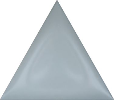 Triangle Triangulo Elvida Gris 32x27, White Body - Triangulo Celeste (375x329), Png Download