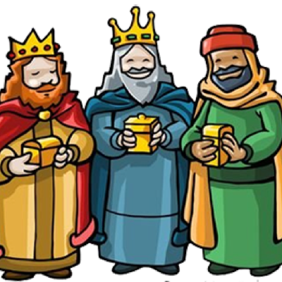 Los Reyes Magos - Night (400x400), Png Download