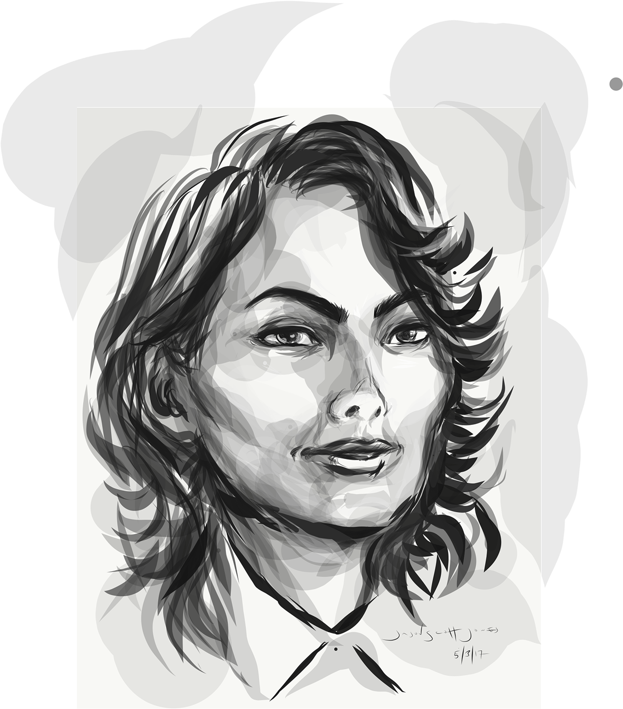 Amanda At The Crown - Sketch (1400x1811), Png Download