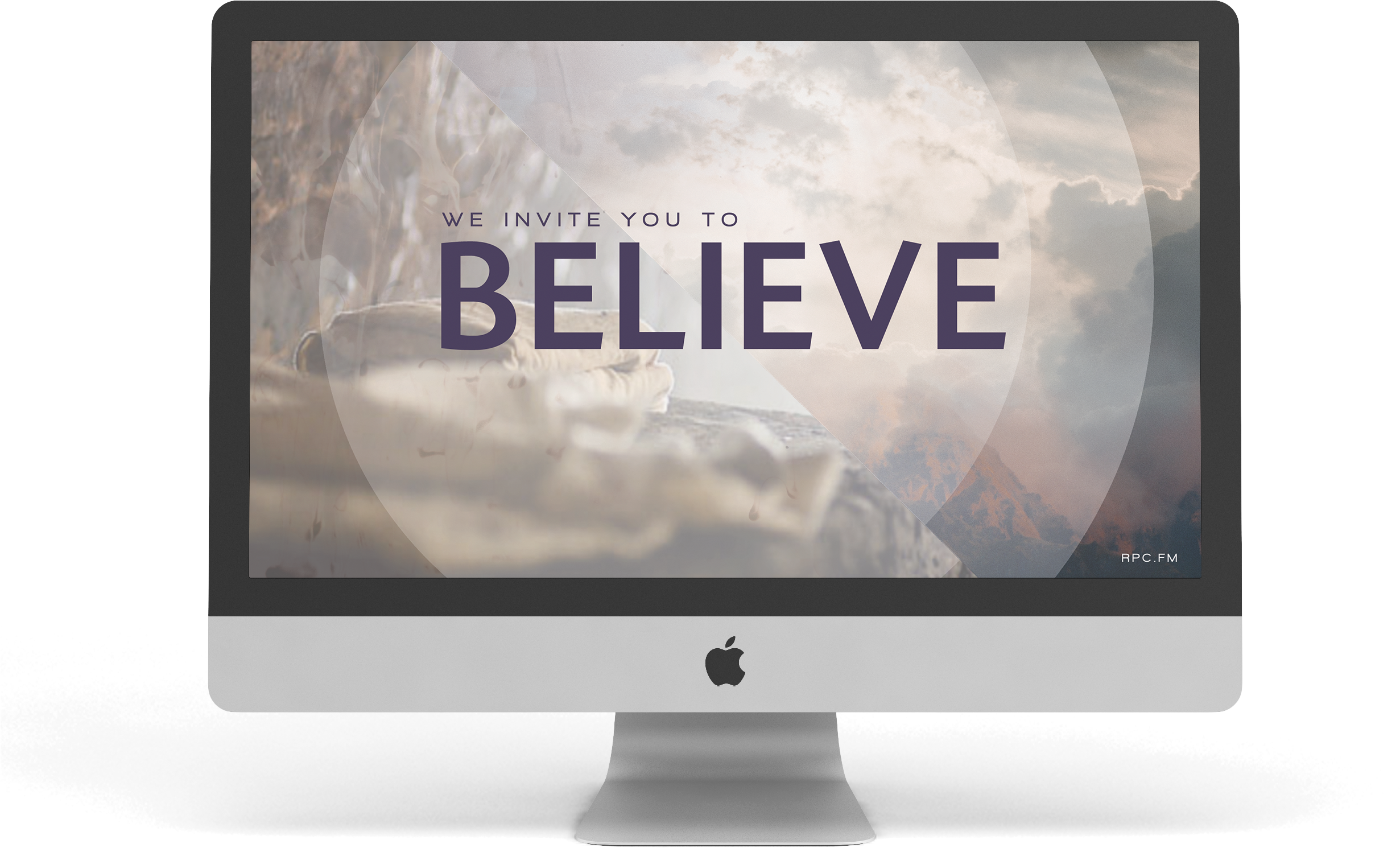 We Invite You To Believe Desktop - Led-backlit Lcd Display (2548x2548), Png Download
