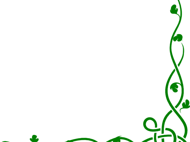Green Vine Cliparts - Border Design For A4 Size Paper (640x480), Png Download