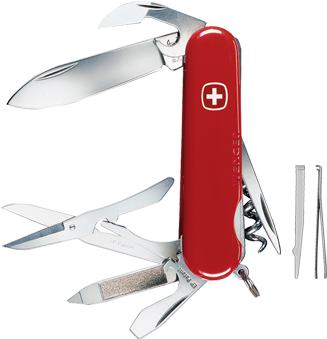 Wenger Evowood 14 Swiss Army Knife (372x338), Png Download