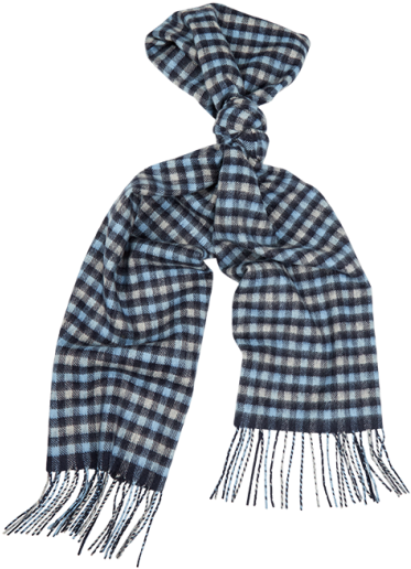 Cashmere Club Check - Scarf (460x611), Png Download